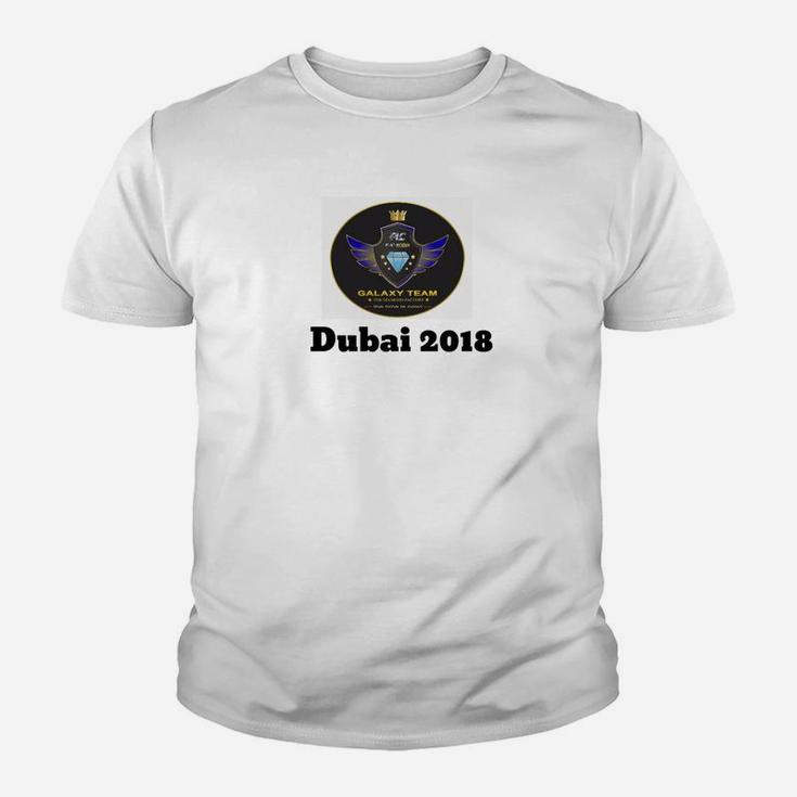 Dubai 2018 Logo Emblem Kinder Tshirt für Herren in Weiß