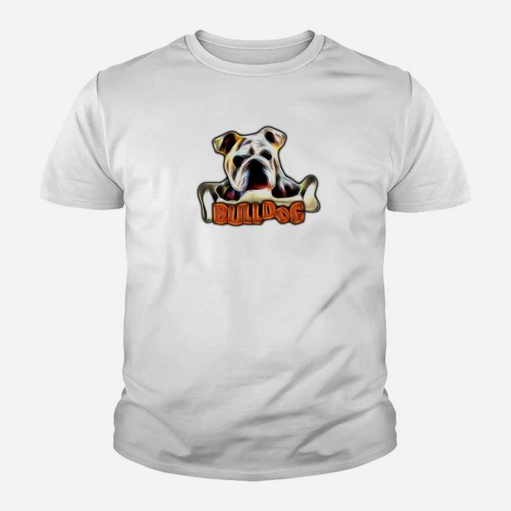 English Bulldog Mom Dad Dog Lover Owner Gift Tee Shirt Kid T-Shirt