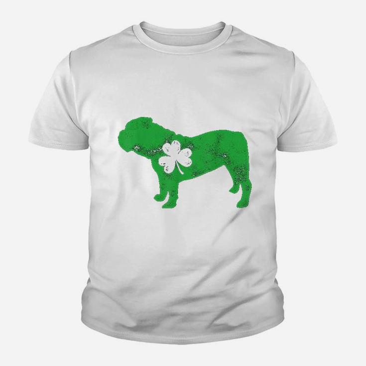 English Bulldog St Patricks Day Kid T-Shirt
