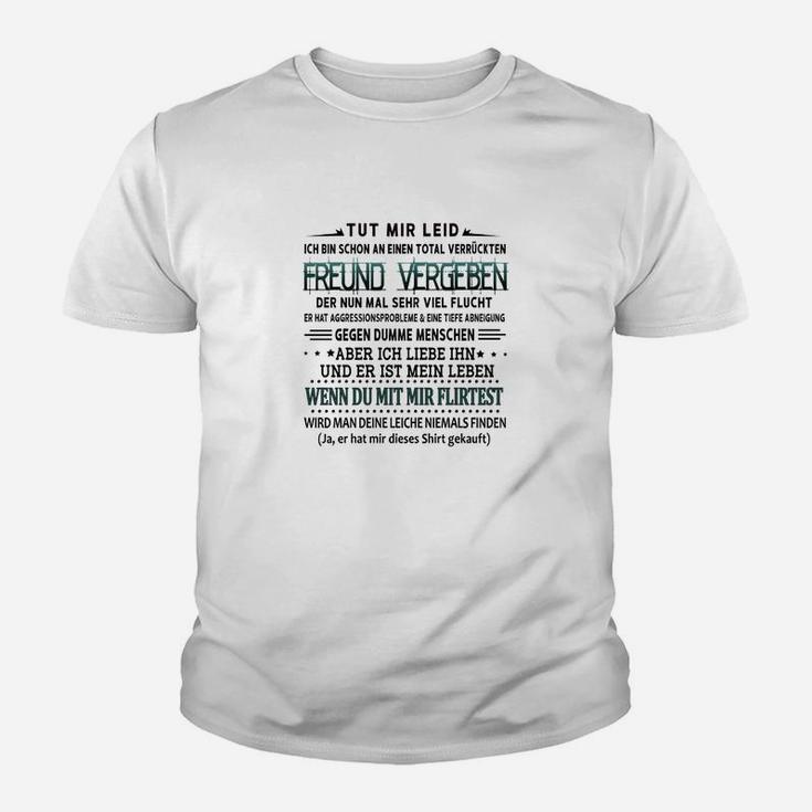 Entschuldigendes Humorvolles Kinder Tshirt, Lustiges Statement-Design Weiß