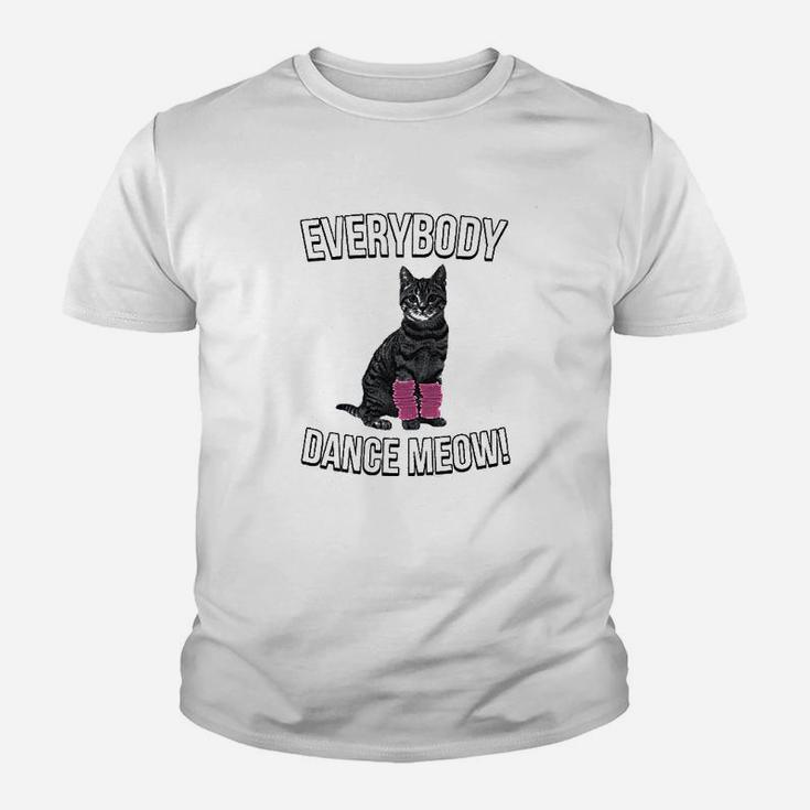 Everybody Dance Meow Funny Cat Mom Kid T-Shirt