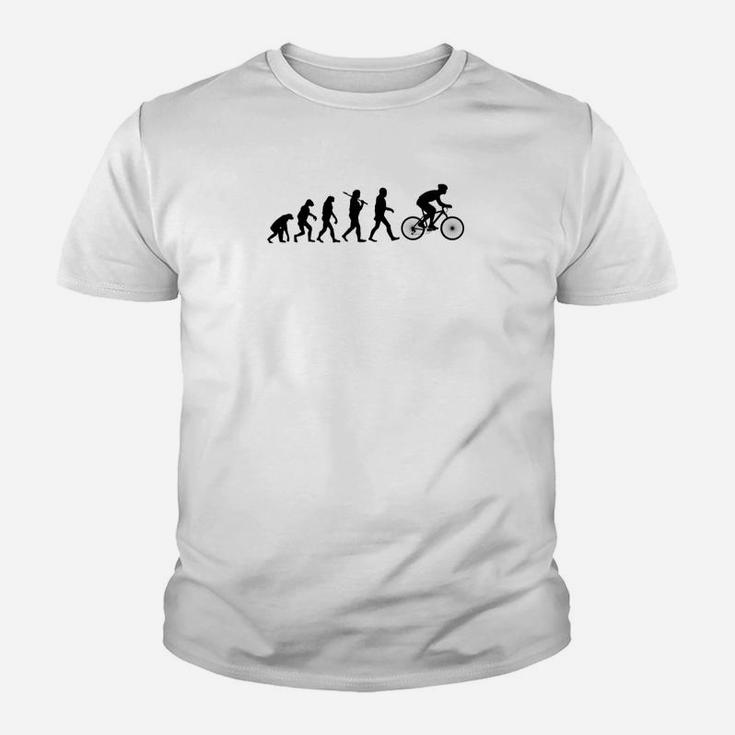 Evolution Fahrrad Fahren Bicycle Cycling Kinder T-Shirt