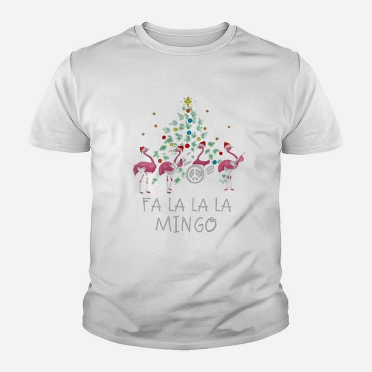 Fa La La La Mingo Flamingo For Christmas Xmas Gift Sweatshirt Kid T-Shirt