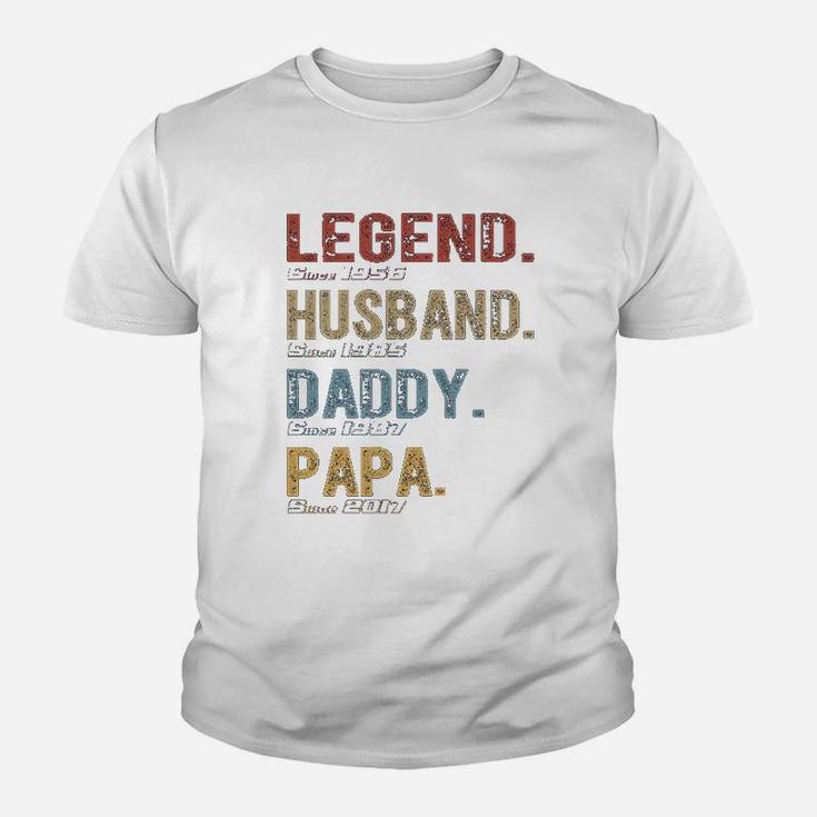 Fathers Day Legend Husband Daddy Papa Kid T-Shirt