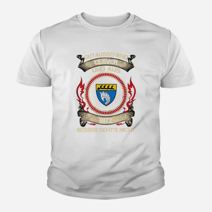 Feuerwehr Herren Kinder Tshirt Allzeit bereit – clever und blitzschnell – Weiß