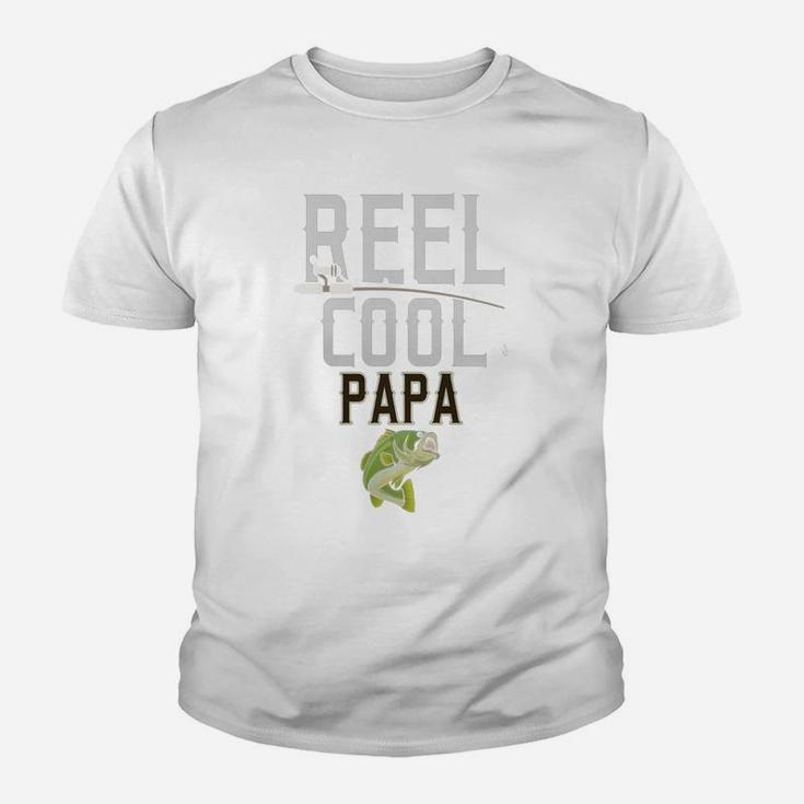 Fishing Papa T Shirt Funny Quote Fisherman Grandpa Gift Idea Kid T-Shirt