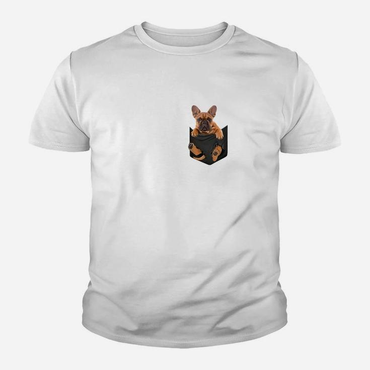 Französische Bulldogge Tasche Kinder T-Shirt