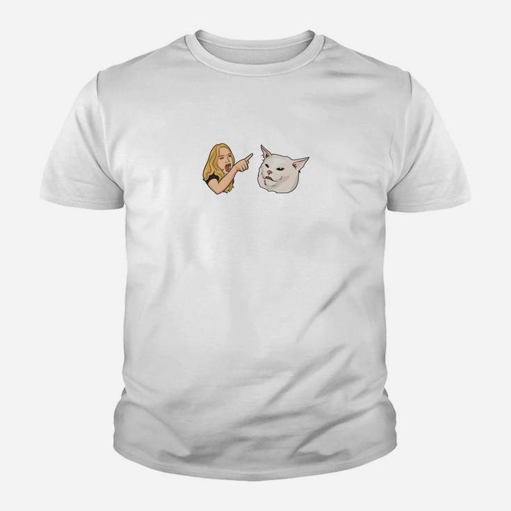 Frau, Die An Katzen- Schreibt Kinder T-Shirt