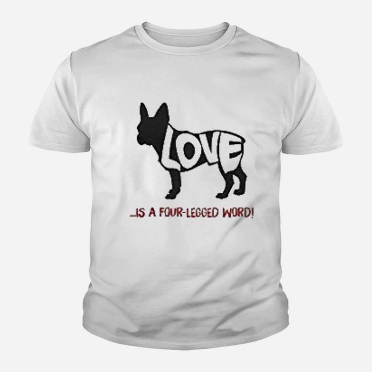 French Bulldog Love Kid T-Shirt