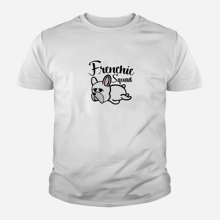 Frenchie Squad Graphic French Bulldog Love Kid T-Shirt