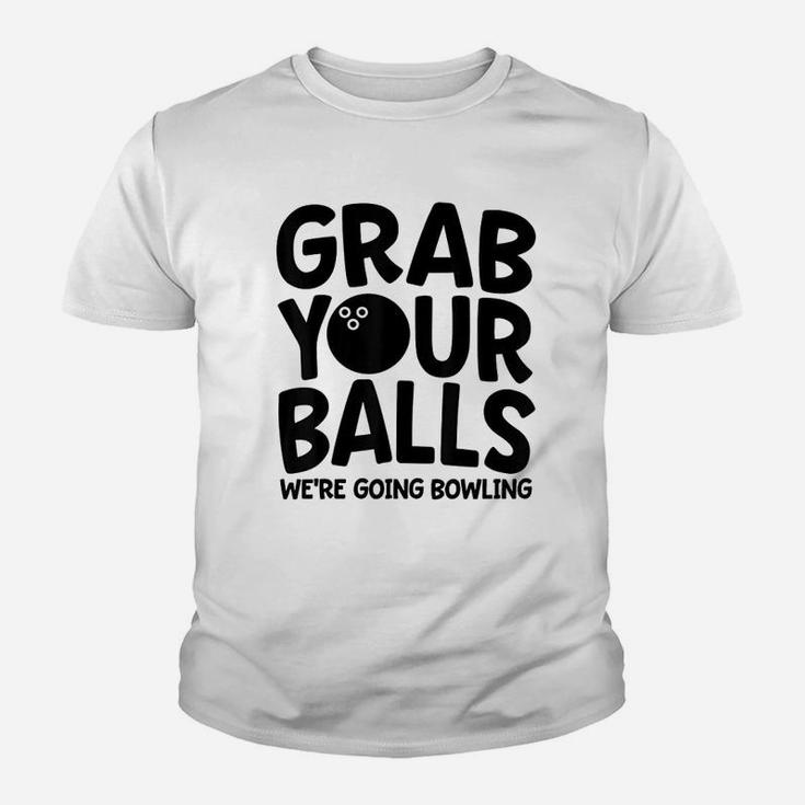 Funny Bowling Gone Your Balls We Are Going Bowling Kid T-Shirt