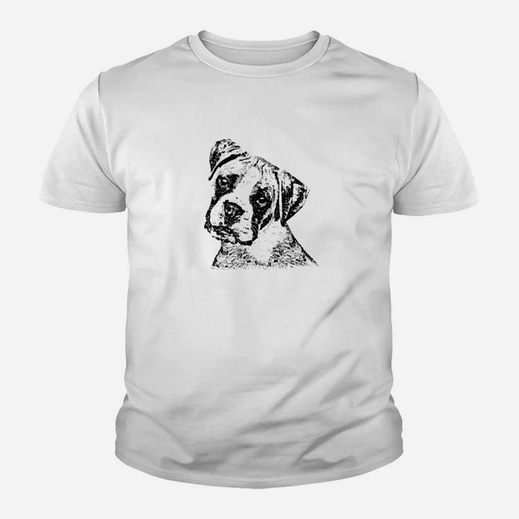 Funny Boxer Retro Vintage Boxer Dogs Lover Kid T-Shirt