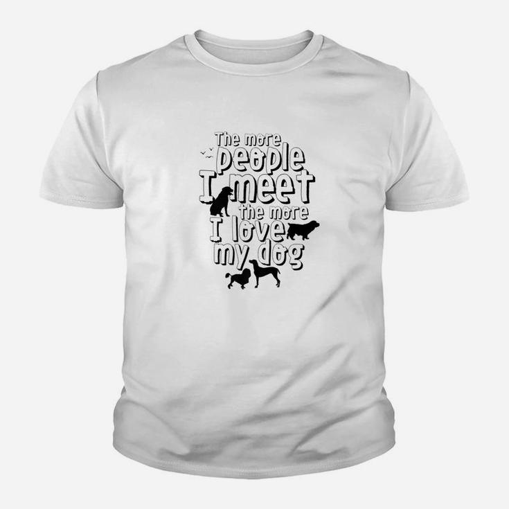 Funny Dog Lover With Sarcastic And Humorous Sayings Kid T-Shirt