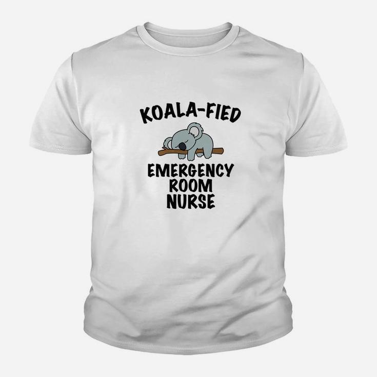 Funny Er Nurse Cute Koala Emergency Room Nurse Kid T-Shirt