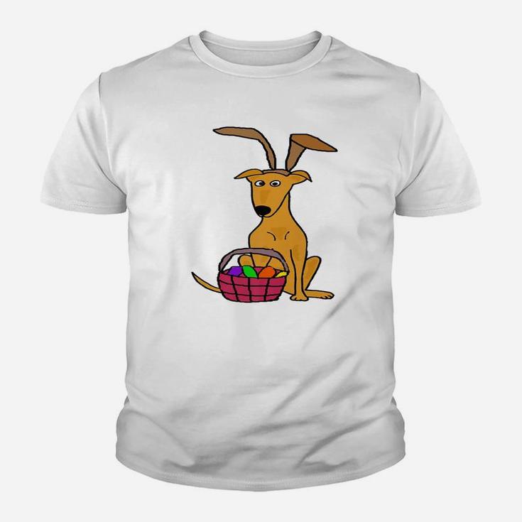 Funny Funky Greyhound Dog Kid T-Shirt