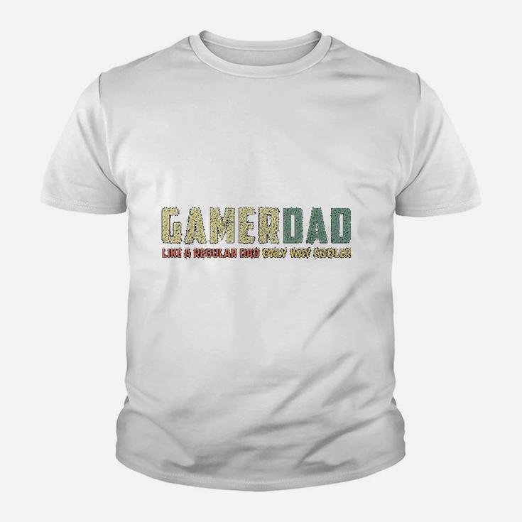 Funny Gamer Dad Retro Fathers Day Kid T-Shirt