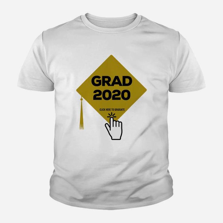 Funny Graduation 2020 Online Degree Diploma Youth T-shirt