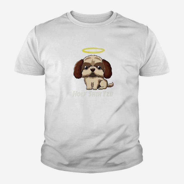 Funny Holy Shih Tzu Dog Owner Shih Tzu Owner Kid T-Shirt