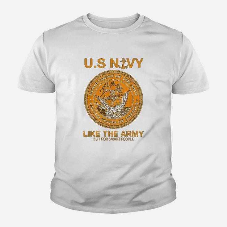 Funny Navy United States Navy Army Parody Kid T-Shirt