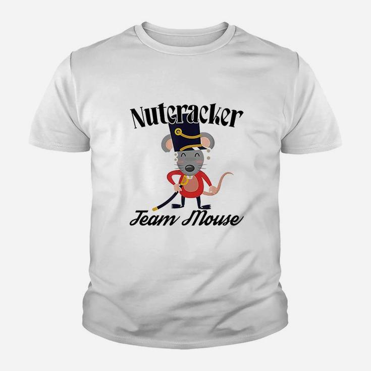Funny Nutcracker Soldier Toy Christmas Dance Team Mouse Kid T-Shirt