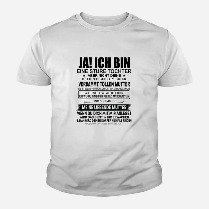 Für die Tochter Geburtstag Kinder Tshirt, Kinder Motiv Kinder Tshirt