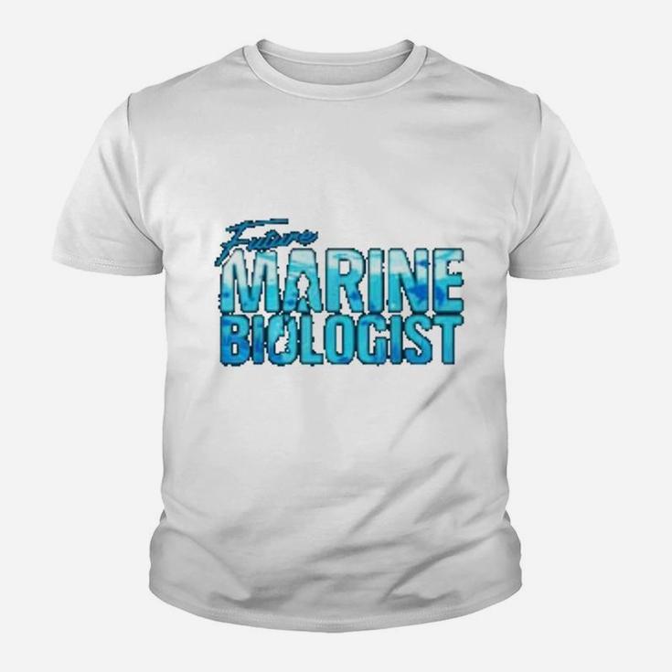 Future Marine Biologist Ocean Student Biology Pun Kid T-Shirt