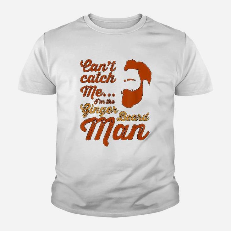 Ginger Beard Man Funny Hipster Slogan For Men With Beards Kid T-Shirt