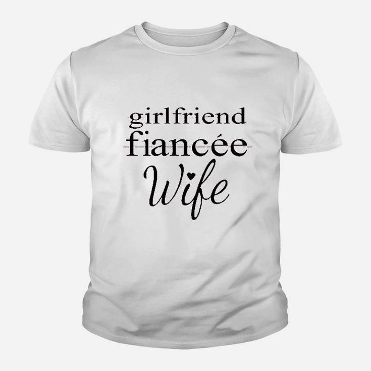 Girlfriend Fiancee Wife, best friend birthday gifts, unique friend gifts, gift for friend Kid T-Shirt