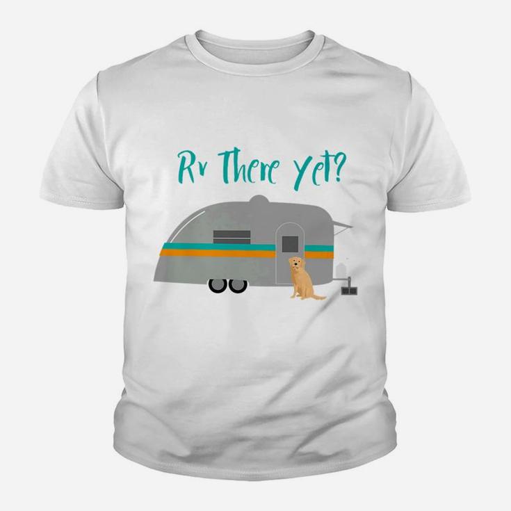Golden Retriever Dog Rv Funny Camping Travel Kid T-Shirt