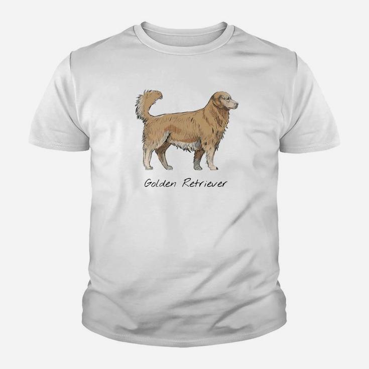 Golden Retriever Doggy, dog christmas gifts, gifts for dog owners, dog birthday gifts Kid T-Shirt