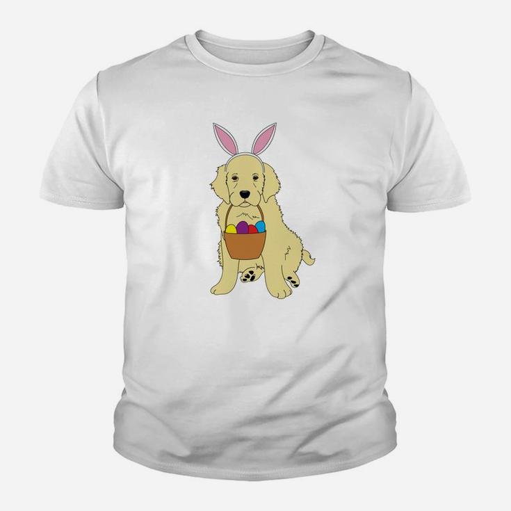 Golden Retriever Easter Puppy Dog Lovers For Women Kid T-Shirt
