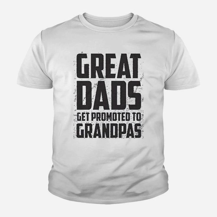 Grandparent Great Dads Get Promoted To Great Grandpa Kid T-Shirt