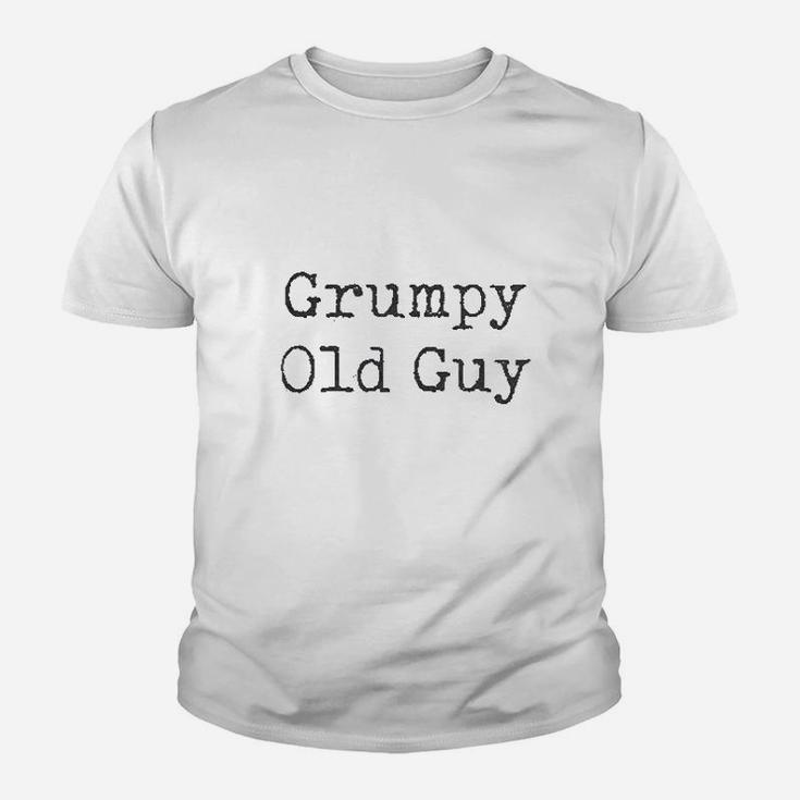 Grumpy Old Guy Funny Sarcastic Fathers Day Kid T-Shirt