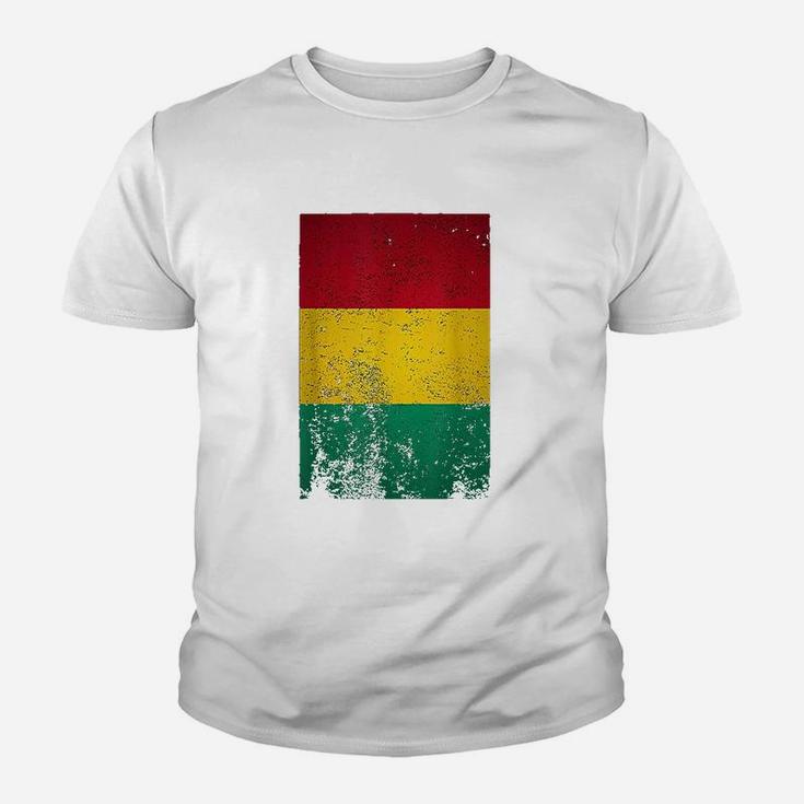 Grunge Guinea Flag Vintage Conakry West Africa Guinean Gift Kid T-Shirt