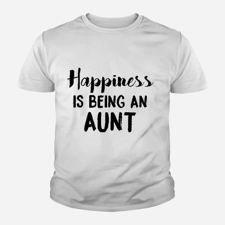 Happiness Is Being An Aunt Funny Family Relationship Kid T-Shirt