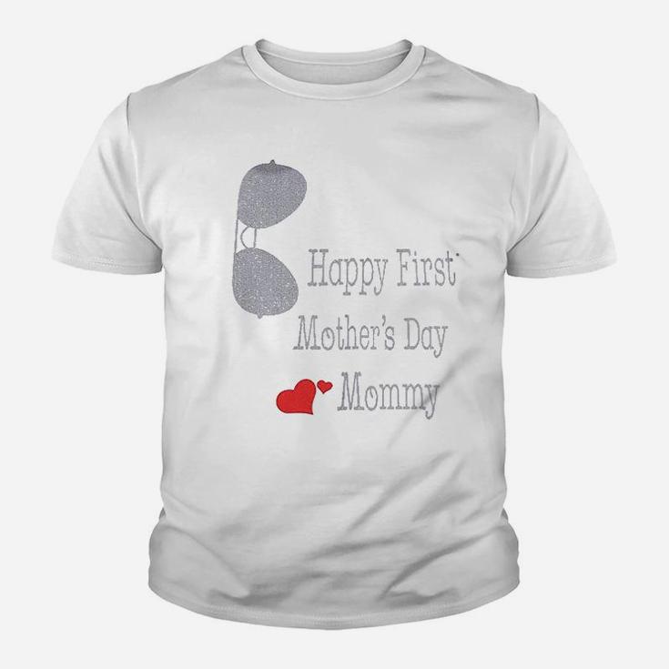 Happy First Fathers Day Daddy, dad birthday gifts Kid T-Shirt