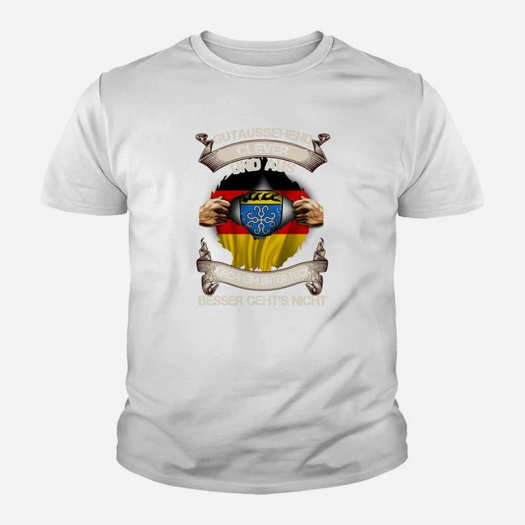 Heraldik-Design Kinder Tshirt für Herren mit Wappen und Banner