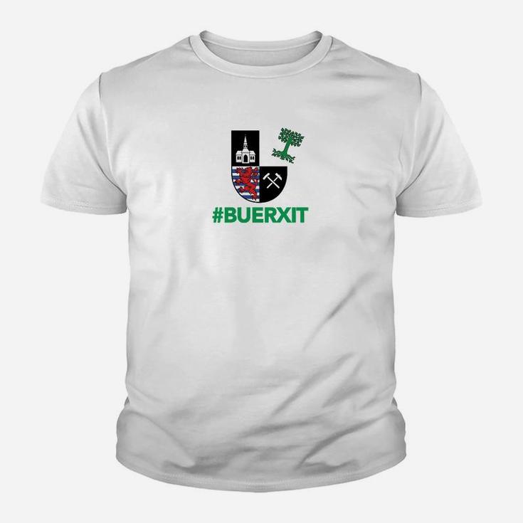 Herren Kinder Tshirt #BUERXIT Motiv, Grafikdesign Trend-Kinder Tshirt