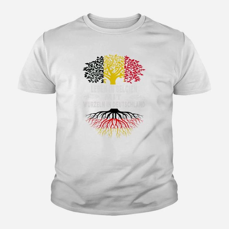 Herren Kinder Tshirt Deutschlandfarben, Wurzeldesign mit deutschem Text