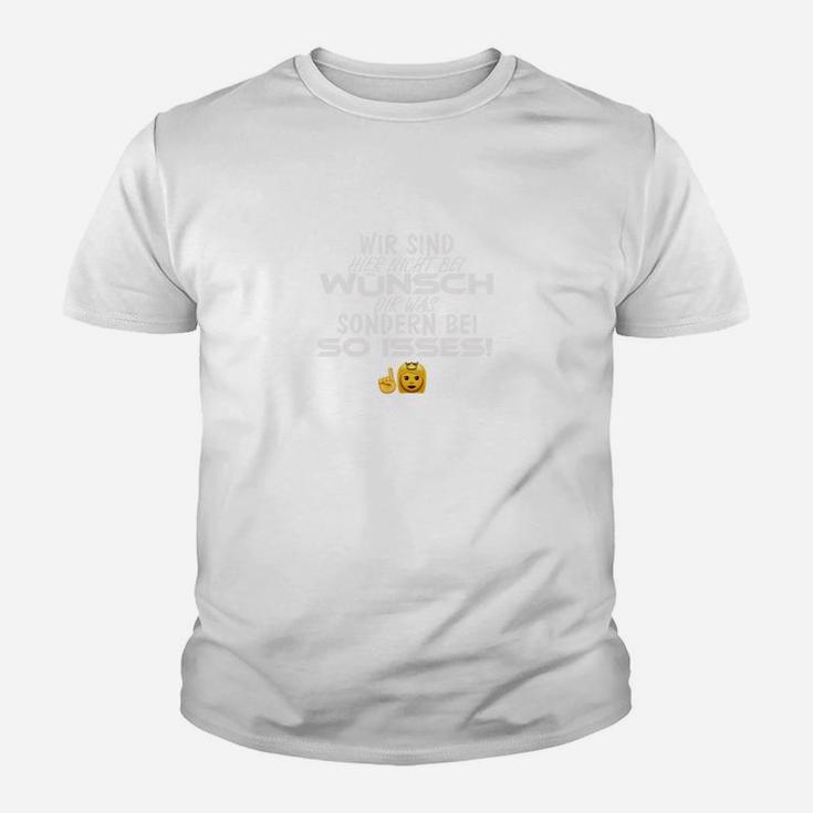 Herren Kinder Tshirt mit Spruch & Emoji, Lustiges Design - Weiß