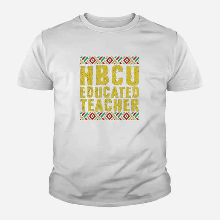 Historical Black College Alumni Gift Hbcu Educated Teacher Kid T-Shirt