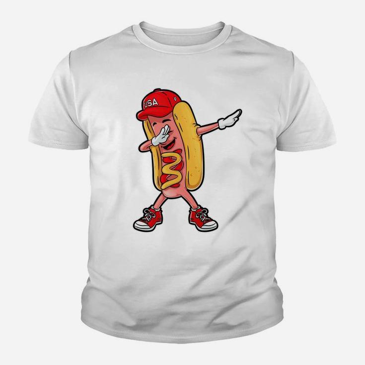 Hot Dog Dabbing T Shirt Funny Meme Hotdog Merica Usa T-Shirt Hot Dog Dabbing T Shirt Funny Meme Hotdog Merica Usa T-Shirt