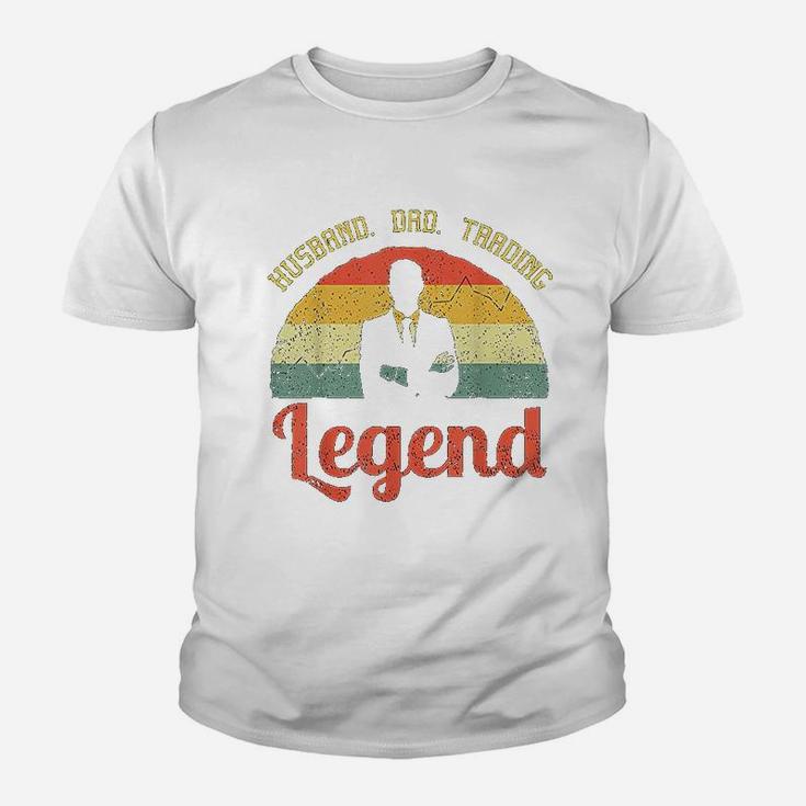 Husband Dad Trading Legend Kid T-Shirt