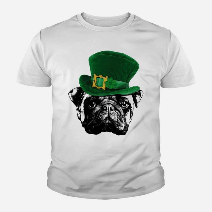 Hybrid St Patty Pug Dog Kid T-Shirt