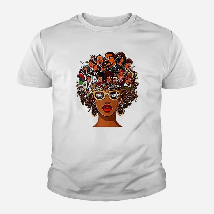 I Love My Roots Back Powerful History Month Pride Dna Youth T-shirt