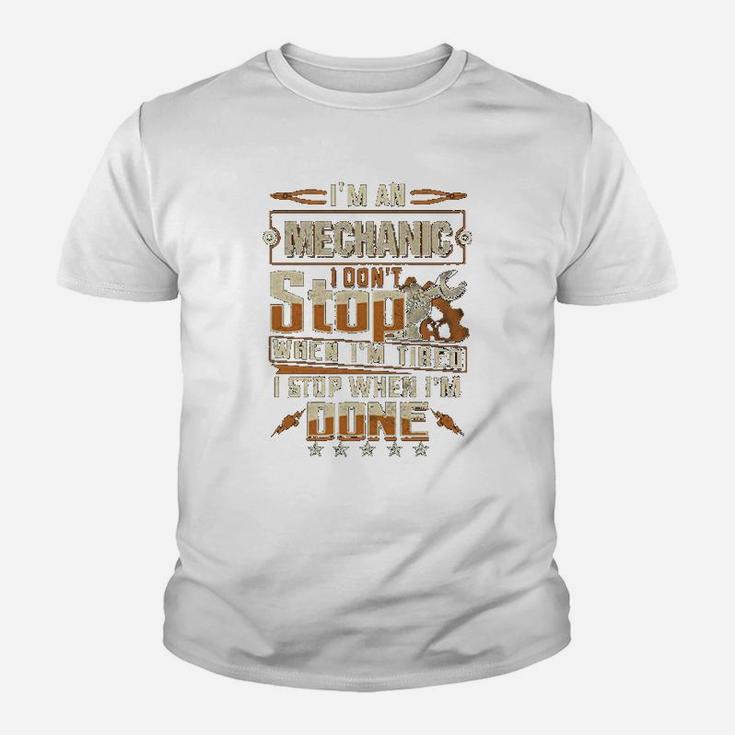 Im A Electrician Not Stopping When Im Tired Kid T-Shirt