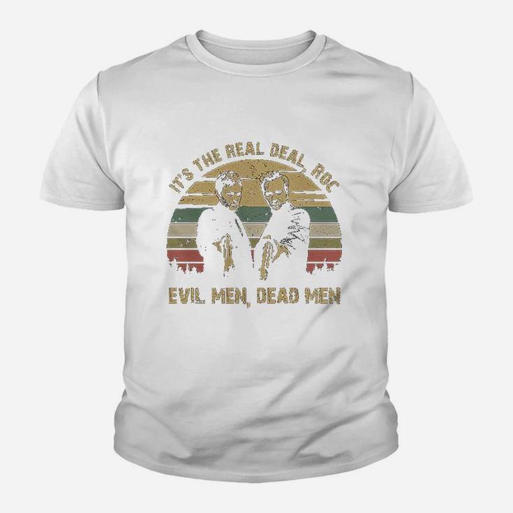 Its The Real Evil Men Dead Men Vintage Kid T-Shirt