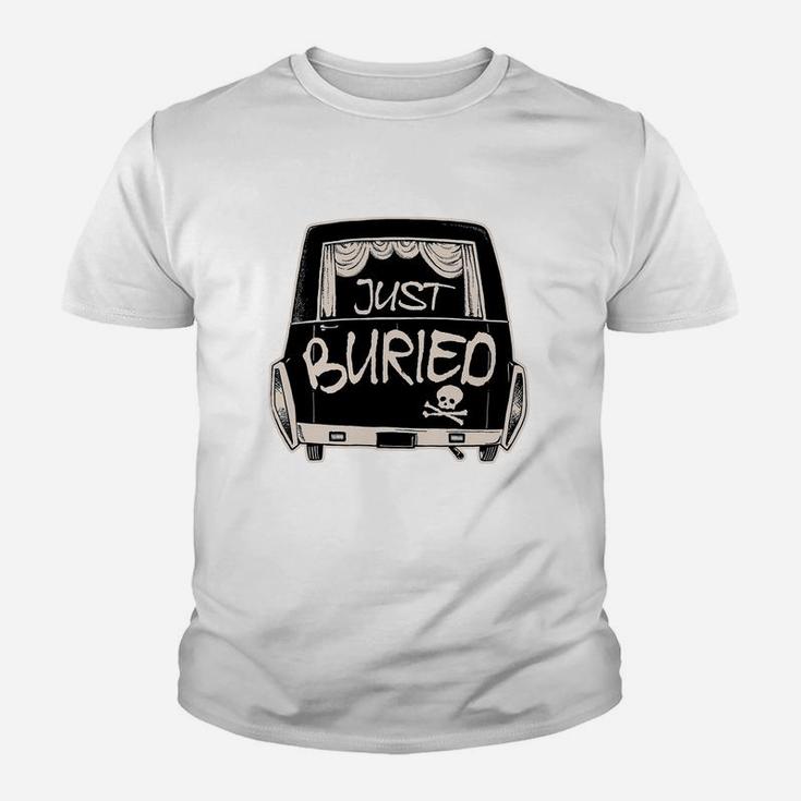 Just Buried - Funny Wedding Parody Hearse T-shirt Kid T-Shirt