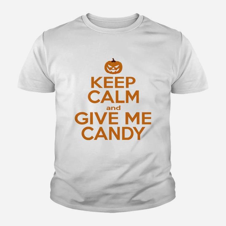 Keep Calm And Give Me Candy Kid T-Shirt