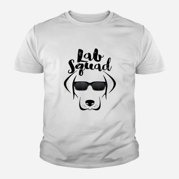 Labrador Dog Lab Squad Love Kid T-Shirt